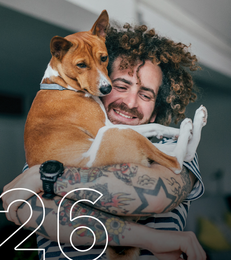 Read Article 26 "Having Pets Makes You a Healthier Person"